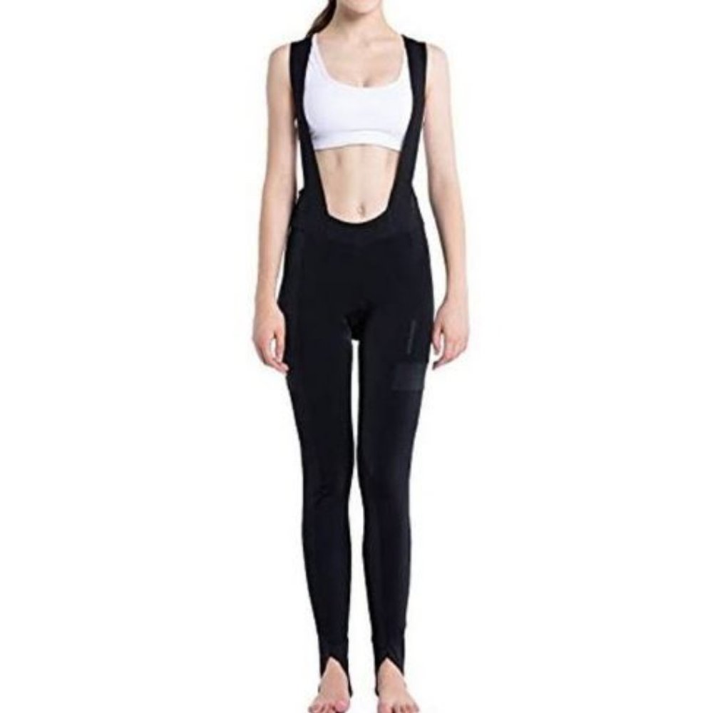 RION Pro Cycling Pants XXL Women's Winter Thermal Padded Bib Tights Steed-GAB
